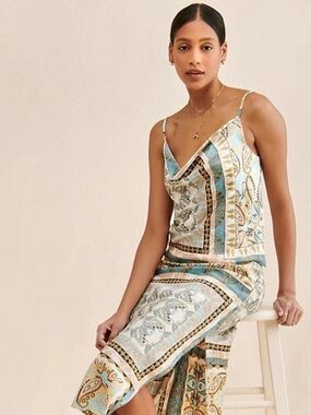 Bishop + Young Cami & Midi Skirt Set | Size XS & S